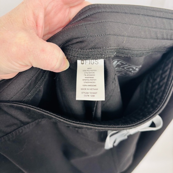 FIGS technical collection Livingston women’s black basic scrub pant size XL /T - Picture 8 of 12